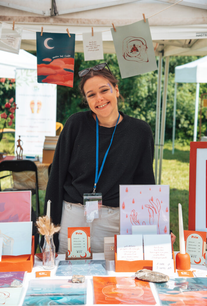 Stand de Graine d’avoine, illustratrice