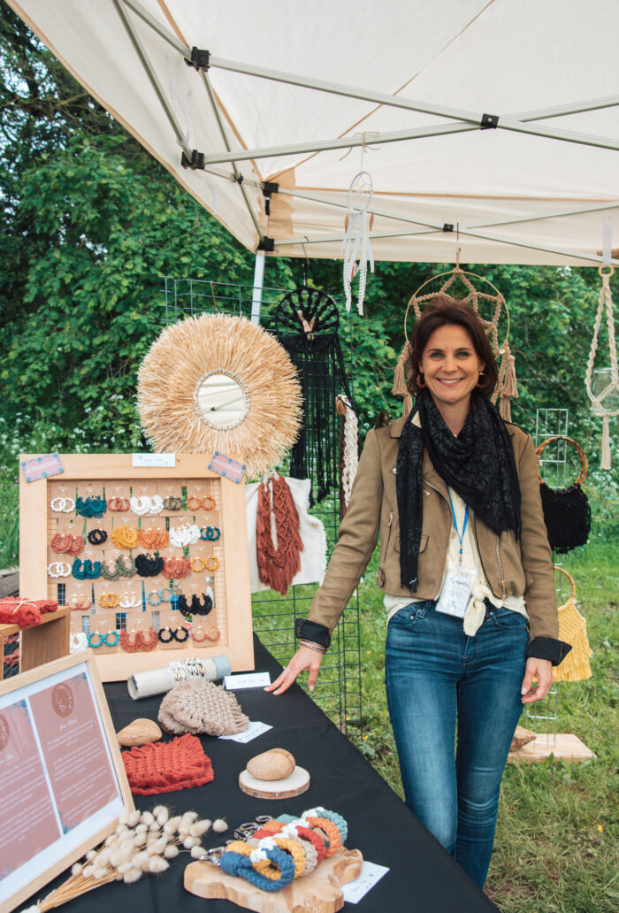 Stand de L’univers de Lili, créations macramé