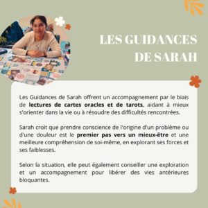 Les guidances de Sarah